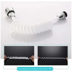 360 Rotating Faucet Spray Head, 360 Rotating Water Saver, Faucet Extension Kitchen, Water Saving Filter Jet Regulator, Faucet Spray Head For Kitchen Sink And Bathroom Shower -Comfort Bathroom Store 68106565 4
