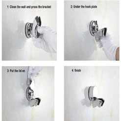 Shower Rack-no Punching Installation-strong Suction Cup-shower Rack-shower Rack-bathroom Installation-shower Rack-shower -Comfort Bathroom Store 68107405 4