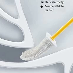 Silicone Toilet Brush With Holder, Deep Cleaning Bowl For Bathroom -Comfort Bathroom Store 68107827 3