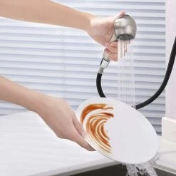 Spare Kitchen Faucet Spray 2 Types Of Spray Kitchen Faucet Head Replacement For Brushed Nickel Mixer Tap, -Comfort Bathroom Store 68108095 3