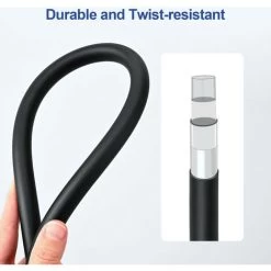 Meykoers Matte Black Shower Hose 1.5m PVC Universal Shower Flex Hoses -Comfort Bathroom Store 68201186 4