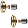 ENKI, P26, Easy Fix Kit Bracket For Thermostatic Mixer Bar, Modern Bathroom Accessories, Solid Brass Body Finish
