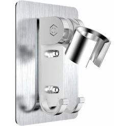 Shower Bracket, No Need To Drill Holes To Install Strong Glue With Screw Mounting Holes, The Bracket Can Be Adjusted 90 Degrees, Strong Adhesion, Waterproof