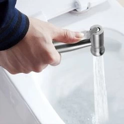 Bidet Toilet Sprayer/stainless Steel Handheld Sprayer With Hook, Easy To Install, For Personal Hygiene And Basin Toilet Sprayer -Comfort Bathroom Store 69640792 5