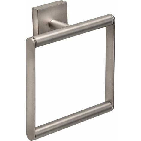 Croydex Wall Mounted FlexiFix Chiswick Towel Ring Stainless Steel Brushed Nickel 3 Croydex Wall Mounted FlexiFix Chiswick Towel Ring Stainless Steel Brushed Nickel