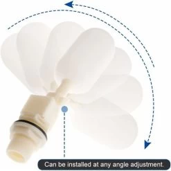 Filling Valve, Plastic Float Valve Float Valve For Filling Automatic Water 1/2 3/4 -Comfort Bathroom Store 69801086 4