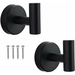 Towel Hooks Towel Hooks, Bathroom Hook SUS 304 Heavy Duty Stainless Steel Wall Hooks For Bathroom, Towel Hooks Pack Of 2