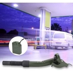 Fuel Spout, Portable Carbon Steel Oiler Fuel Spout Replacement For JC5MR / JC10 / JC20 Fuel Can -Comfort Bathroom Store 70136028 3