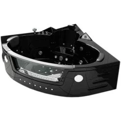 SIMBA WHIRLPOOL BATH TUB SPA CORNER BATH TUB 150 X 150 Cm HOT TUB Mykonos DOUBLE PUMP