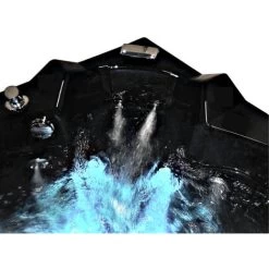 SIMBA WHIRLPOOL BATH TUB SPA CORNER BATH TUB 150 X 150 Cm HOT TUB Mykonos DOUBLE PUMP -Comfort Bathroom Store 7035470 3