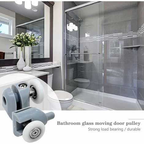 23mm Sliding Door Roller, 8 Pieces Rolling Door Roller For Bathroom Cubicle 4 23mm Sliding Door Roller, 8 Pieces Rolling Door Roller For Bathroom Cubicle - Image 2
