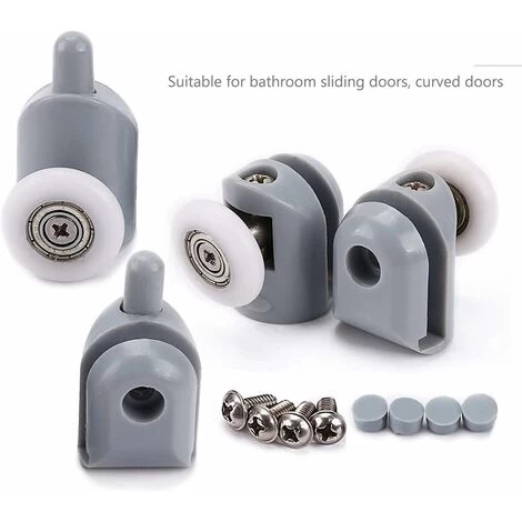 23mm Sliding Door Roller, 8 Pieces Rolling Door Roller For Bathroom Cubicle 5 23mm Sliding Door Roller, 8 Pieces Rolling Door Roller For Bathroom Cubicle - Image 3