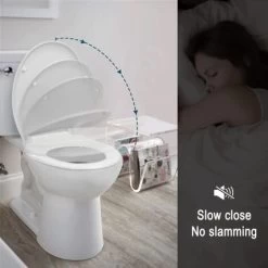 WOLTU Heavy Duty Soft Close Quick Release Toilet Seats Dual Fixing Fittings White -Comfort Bathroom Store 71153292 5