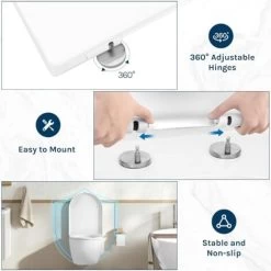 WOLTU WC Toilet Seats Soft Close Adjustable Hinge Quick Release High Quality Top Fixed -Comfort Bathroom Store 71153745 5