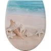 WOLTU Toilet Seats Soft Close Easy Cleaning Loo Seat With Adjustable Hinges Beautiful Beach -Comfort Bathroom Store 71153750 1
