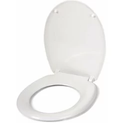 WOLTU Soft Close WC Toilet Seats Anti-Bacterial Adjustable Hinge Bathroom Bottom Fixed White -Comfort Bathroom Store 71153761 4
