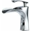 Single Handle Waterfall Bathroom Sink Faucet With 1 Mounting Hole