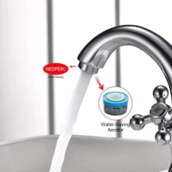 Lucca - Retro Basin Tap, Vintage Bathroom Mixer, Chrome, Silver -Comfort Bathroom Store 71428609 5