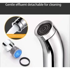 Bathroom Faucet, White Basin Faucet, High Quality Faucet, Bathroom Faucet, Wear-resistant, Suitable For Inner Diameter 32mm-42mm -Comfort Bathroom Store 71428634 4