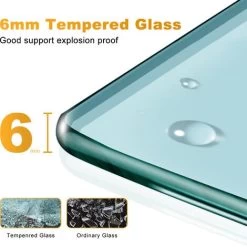 ELEGANT 1000mm Sliding Shower Enclosure Black Frame Shower Door 6mm Tempered Glass 9 ELEGANT 1000mm Sliding Shower Enclosure Black Frame Shower Door 6mm Tempered Glass -Comfort Bathroom Store 71800765 3