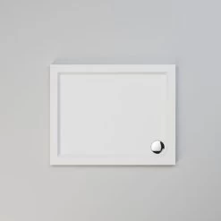 ELEGANT 1000 X 800 Mm Sliding Shower Enclosure Matt Black Frame Cubicle With Tray And Waste + Side Panel + Riser Kit -Comfort Bathroom Store 71854168 3