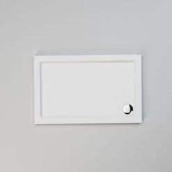 ELEGANT 1200 X 700 Mm Sliding Shower Enclosure Black Frame 6mm Glass Reversible Cubicle Shower Door Screen Panel With Shower Tray And Waste -Comfort Bathroom Store 71855393 3