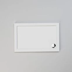 ELEGANT 1200 X 700 Mm Sliding Shower Enclosure Matt Black Frame Cubicle With Tray And Waste + Side Panel + Riser Kit -Comfort Bathroom Store 71855400 3