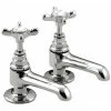 Bristan 1901 Bathroom Basin Sink Pillar Taps Chrome Traditional N 1/2 C CD -Comfort Bathroom Store 72146942 1