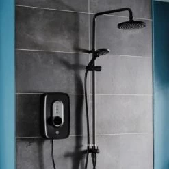 Triton Danzi DuElec Electric Shower Black 9.5kW Modern Rainfall Head Handset -Comfort Bathroom Store 72164726 3