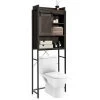 Over-The-Toilet Storage Cabinet Freestanding 4-Tier Bathroom Organizer Shelf -Comfort Bathroom Store 72248445 1