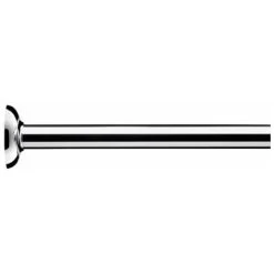 Croydex Shower Curtain Rod Set (4 Ways To Fit), Chrome
