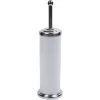 Croydex White & Stainless Steel Toilet Brush & Holder -Comfort Bathroom Store 7249444 1