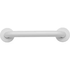 Croydex 30cm Stainless Steel Safety Grab Bar Rail, White -Comfort Bathroom Store 7249469 4