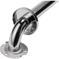 Croydex 60cm Stainless Steel Safety Grab Bar Rail, Chrome -Comfort Bathroom Store 7249470 3