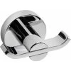 Croydex Flexi-Fix Metra Double Robe Hook, Chrome -Comfort Bathroom Store 7249600 1