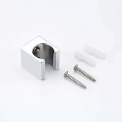 All Brass Shower Holder Wall Mounted Shower Head Holder For Handheld Shower Wand For Bathroom Chrome, C107-CH -Comfort Bathroom Store 72505487 5