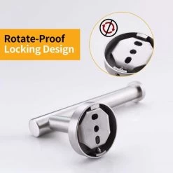 Wall Mounted Toilet Roll Holder Toilet Roll Holder Toilet Roll Holder Brushed Stainless Steel SUS304, A2075S12-2 10 Wall Mounted Toilet Roll Holder Toilet Roll Holder Toilet Roll Holder Brushed Stainless Steel SUS304, A2075S12-2 -Comfort Bathroom Store 72506558 4