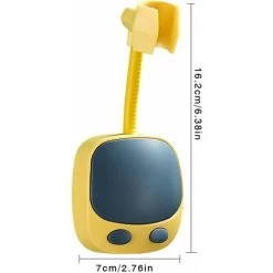 Universal Shower Holder No Suction Cup Shower Head Holder Adjustable Bathroom Bracket 360° Rotation Fixed Base ABS (Color : Green) -Comfort Bathroom Store 72507104 5