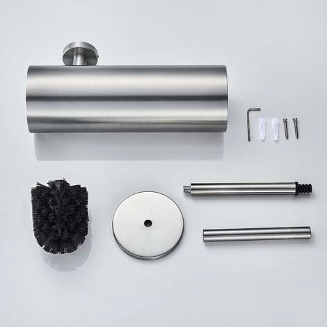 Toilet Brush Wall-mounted Stainless Steel Brush With Antibacterial Brush Holder Toilet Brush 7 Toilet Brush Wall-mounted Stainless Steel Brush With Antibacterial Brush Holder Toilet Brush - Image 5