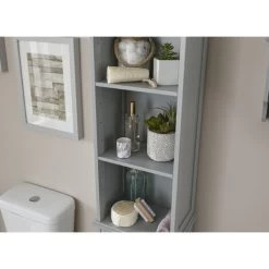 GFW Colonial Tall Cupboard Grey 9 GFW Colonial Tall Cupboard Grey -Comfort Bathroom Store 72641646 4