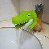 Cartoon Faucet Extender Washbasin Bath Spout Cover Cute Animal Toy Faucet Cover Bath Safety Fun For Kids Children - Crocodile -Comfort Bathroom Store 74141193 1