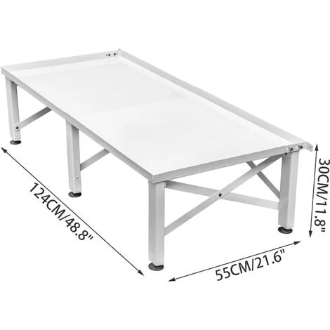 VEVOR Laundry Pedestal 48.8 X 21.6 Inch Width Universal Laundry Pedestal 11.8" Inch Height Laundry Pedestal Universal With Height-adjustable Feet For Washing Machines, Dryers, Freezers Or Refrigerator 4 VEVOR Laundry Pedestal 48.8 X 21.6 Inch Width Universal Laundry Pedestal 11.8" Inch Height Laundry Pedestal Universal With Height-adjustable Feet For Washing Machines, Dryers, Freezers Or Refrigerator - Image 2