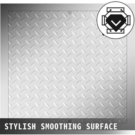 VEVOR Recessed Manhole Cover Powder-coated Drain Cover 50x50cm Steel Lid W/Frame 4 VEVOR Recessed Manhole Cover Powder-coated Drain Cover 50x50cm Steel Lid W/Frame - Image 2