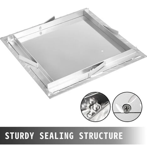 VEVOR Recessed Manhole Cover Powder-coated Drain Cover 50x50cm Steel Lid W/Frame 7 VEVOR Recessed Manhole Cover Powder-coated Drain Cover 50x50cm Steel Lid W/Frame - Image 5