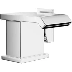 Wholesale Domestic Cascade Polished Chrome Mono Basin Mixer Tap -Comfort Bathroom Store 7470072 3