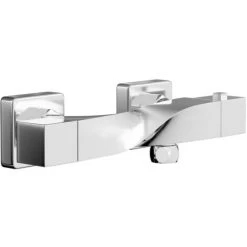 Wholesale Domestic Twist Polished Chrome Thermostatic Bar Shower Valve -Comfort Bathroom Store 7470863 3