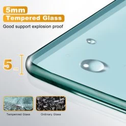 ELEGANT 760mm Bi-Fold Shower Door Reversible Folding Glass Inner Opening Design Shower Enclosure Cubicles Door Matt Black Frame -Comfort Bathroom Store 74954013 5