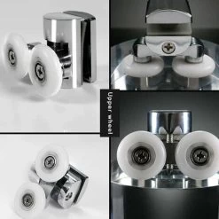 Shower Door Rollers,23mm Top Or Bottom Shower Door Rollers -Comfort Bathroom Store 75161510 3