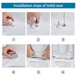 Sky Back To Wall Toilet Ceramic Soft Close Seat Modern Bathroom BTW Round WC -Comfort Bathroom Store 75185049 5