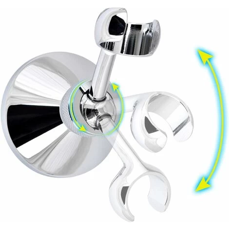 Wall Mounted Shower Holder Wall Mounted Hand Shower Holder 360° Swivel For Hand Shower Or Shower Head 5 Wall Mounted Shower Holder Wall Mounted Hand Shower Holder 360° Swivel For Hand Shower Or Shower Head - Image 3